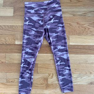 Athleta Pink/Grey Camo Leggings